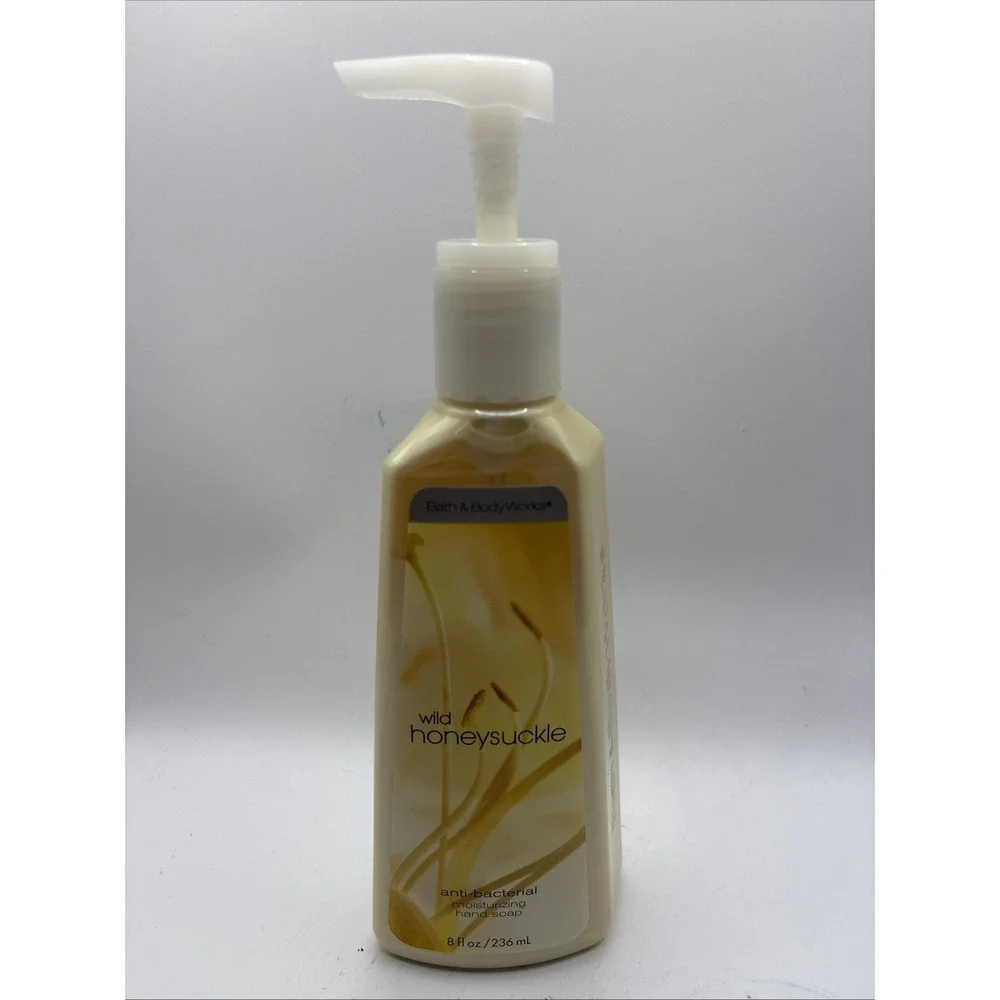 Bath & Body Works Wild Honeysuckle AntiBacterial Moisturizing Hand Soap 8oz Rare